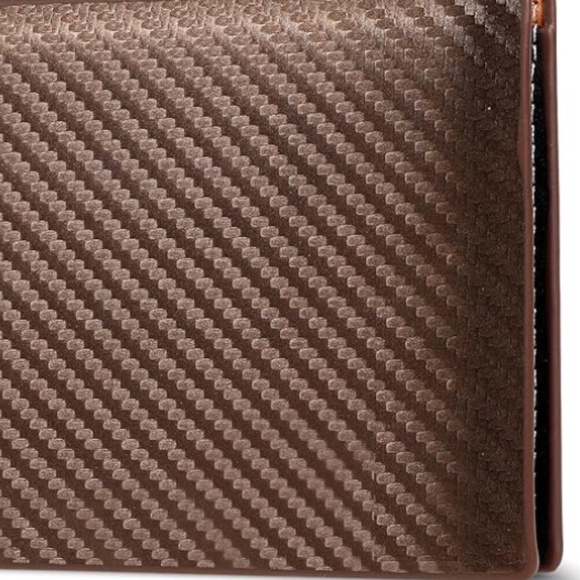 Fiber Wallet for Men, Leather Wallet and Bifold Wallet Money Pocket